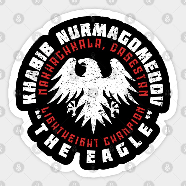 Khabib "The Eagle" Nurmagomedov Sticker by MMAMerch